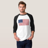 Verenigde Staten van Amerika Vlag-26976 T-shirt (Voorkant volledig)