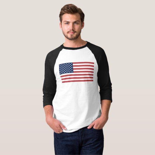 Verenigde Staten van Amerika Vlag-26976 T-shirt (Voorkant volledig)