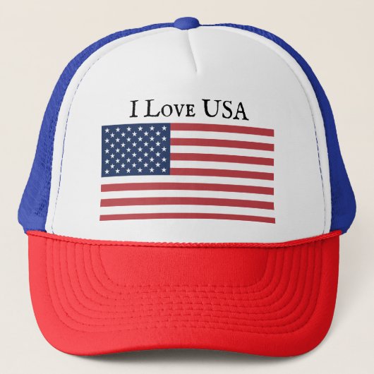 Verenigde Staten van Amerika Vlag-26976 Trucker Pet (Voorkant)
