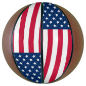 Verenigde Staten van Amerika Vlag Basketball Veren Basketbal (Verticaal)