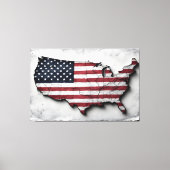 Verenigde Staten van Amerika Vlag Canvas Afbeeldin (Voorkant)