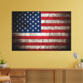 Verenigde Staten van Amerika Vlag Canvas Afbeeldin (Insitu (Woonkamer))