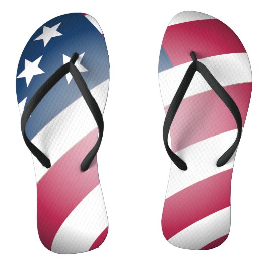 Verenigde Staten van Amerika Vlag, Cool Teenslippers (Voetbed)