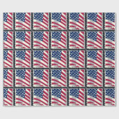 VERENIGDE STATEN VAN AMERIKA VLAG FOREVER STEMPEL CADEAUPAPIER (Vlak)