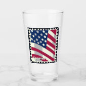 VERENIGDE STATEN VAN AMERIKA VLAG FOREVER STEMPEL GLAS (Voorkant)