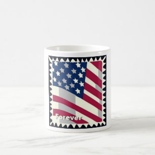 VERENIGDE STATEN VAN AMERIKA VLAG FOREVER STEMPEL KOFFIEMOK