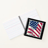 VERENIGDE STATEN VAN AMERIKA VLAG FOREVER STEMPEL NOTITIEBOEK (Binnen)