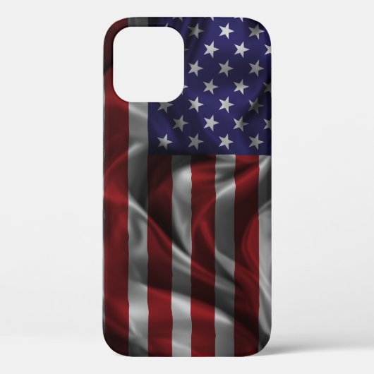 Verenigde Staten van Amerika Vlag iPhone 12 Hoesje (Achterkant)