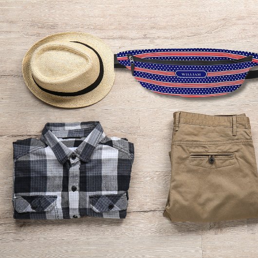 Verenigde Staten van Amerika Vlag Stripes & Stars Heuptasje