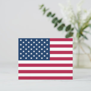 Verenigde Staten van Amerika Vlag van de VS patrio Briefkaart