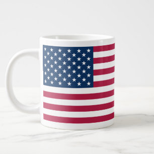 Verenigde Staten van Amerika Vlag van de VS patrio Grote Koffiekop