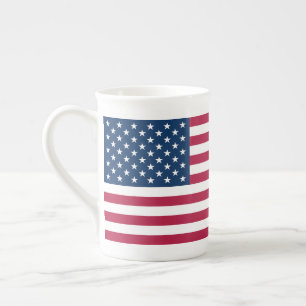 Verenigde Staten van Amerika Vlag van de VS patrio Porselein Kop