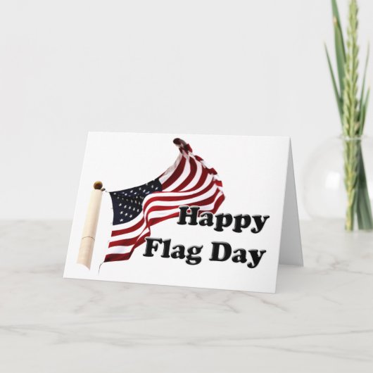 Verenigde Staten van Amerika Vlagdag Kaart (Voorkant)