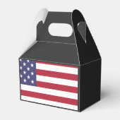 Verenigde Staten van Amerika vlaggen rood wit en b Bedankdoosjes (Voorkant Zijde)