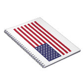 Verenigde Staten van Amerika vlaggen rood wit en b Notitieboek (Rechterzijde)