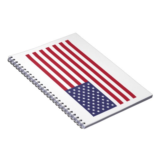 Verenigde Staten van Amerika vlaggen rood wit en b Notitieboek (Rechterzijde)