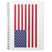 Verenigde Staten van Amerika vlaggen rood wit en b Notitieboek (Voorkant)
