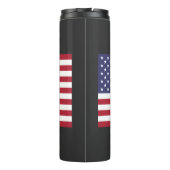 Verenigde Staten van Amerika vlaggen rood wit en b Thermosbeker (Achterkant)