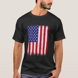 Verenigde Staten van Amerika Vlaggeschenken Love U T-shirt