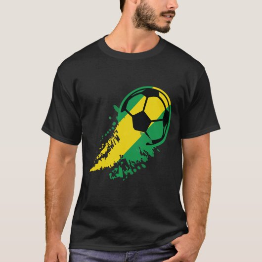 Verenigde Staten van Amerika Voetbal Flag Pride T-shirt (Voorkant)