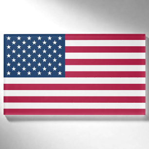 Verenigde Staten van Amerika VSA vlag patriottisch Naambadge