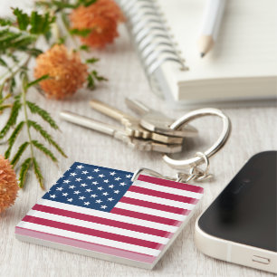 Verenigde Staten van Amerika VSA vlag patriottisch Sleutelhanger