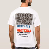 VERENIGDE STATEN VAN AMERIKA W Mannen Basic T-shir T-shirt (Achterkant)