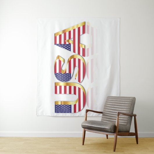 Verenigde Staten van Amerika Wandkleed (In situ)
