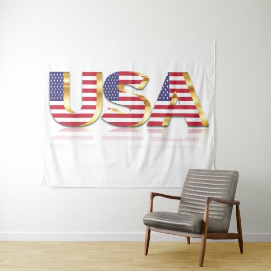 Verenigde Staten van Amerika Wandkleed (In Situ (horizontaal))