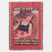 Verenigde Staten van AmerikaWar II Promotional Deken (Voorkant Verticaal)