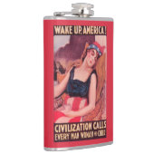 Verenigde Staten van AmerikaWar II Promotional Heupfles (Rechts)