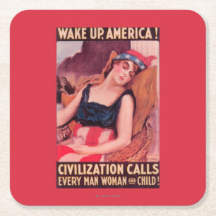 Verenigde Staten van AmerikaWar II Promotional Kartonnen Onderzetters