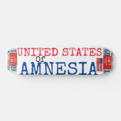 VERENIGDE STATEN VAN AMNESIA 8 1/2" Skateboard Dec (Horizontaal)