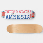 VERENIGDE STATEN VAN AMNESIA 8 1/2" Skateboard Dec (Horizontaal)