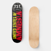 Verenigde Staten van Amnesia /TST Skateboard (Voorkant)