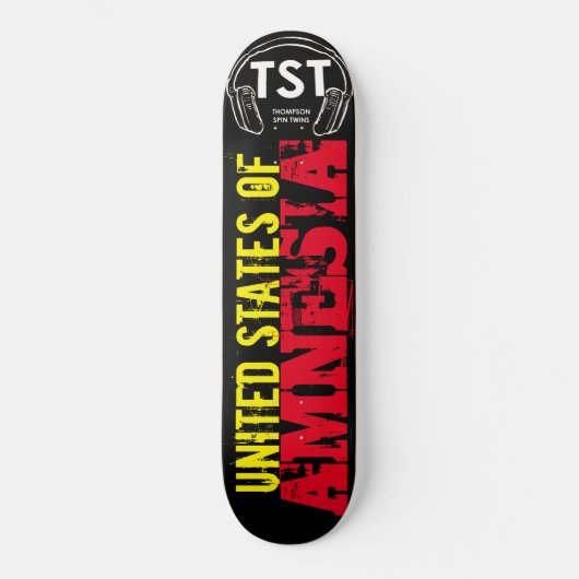 Verenigde Staten van Amnesia /TST Skateboard (Voorkant)
