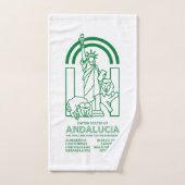 Verenigde Staten van Andalusië Bad Handdoek (Handdoek)