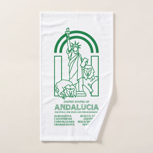 Verenigde Staten van Andalusië Bad Handdoek (Handdoek)