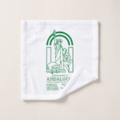 Verenigde Staten van Andalusië Bad Handdoek (Wasdoekje)