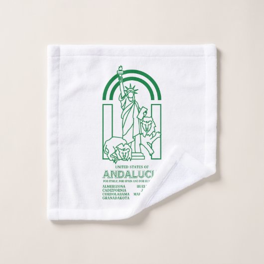 Verenigde Staten van Andalusië Bad Handdoek (Wasdoekje)