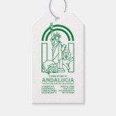 Verenigde Staten van Andalusië Cadeaulabel (Voorkant)