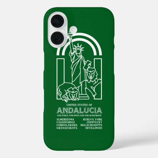 Verenigde Staten van Andalusië Case-Mate iPhone Case (Achterkant)