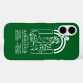 Verenigde Staten van Andalusië Case-Mate iPhone Case (Achterkant (horizontaal))