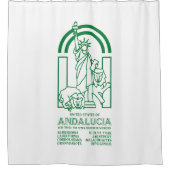 Verenigde Staten van Andalusië Douchegordijn (Voorkant)