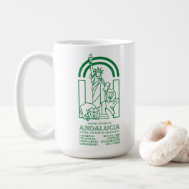 Verenigde Staten van Andalusië Koffiemok