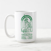 Verenigde Staten van Andalusië Koffiemok (Links)