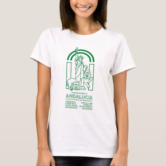 Verenigde Staten van Andalusië T-shirt (Voorkant)
