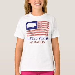Verenigde Staten van Bacon Distress T-shirt