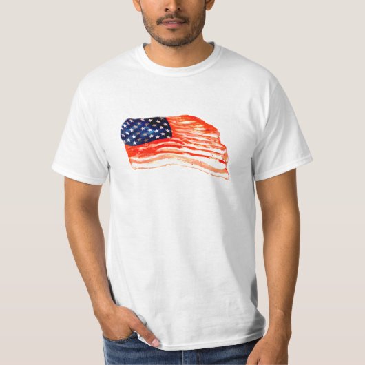 Verenigde Staten van Bacon T-shirt (Voorkant)