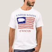 Verenigde Staten van Bacon T-shirt (Voorkant)